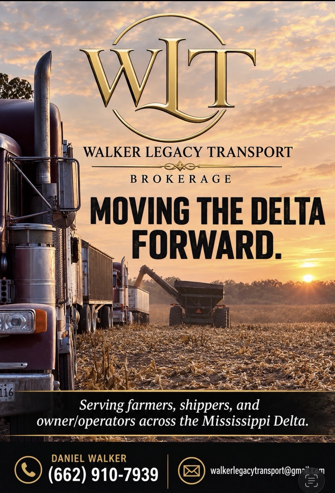 Walker Legacy Transport harvest freight and agricultural trucking